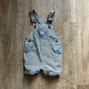 Carhartt Striped Overalls
